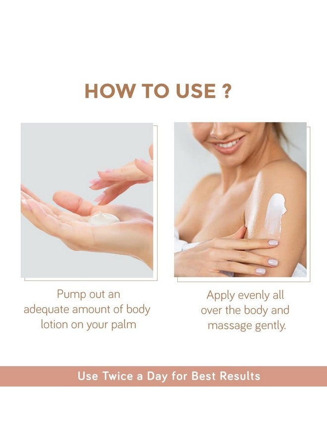  مودي لوشن تفتيح الجسم بالسيراميد والأرز من ديرماسوث، مرطب وإصلاح مرطب مع فيتامين E، ترطيب لمدة 48 ساعة يناسب جميع أنواع البشرة للرجال والنساء، 200 مل - Image 4