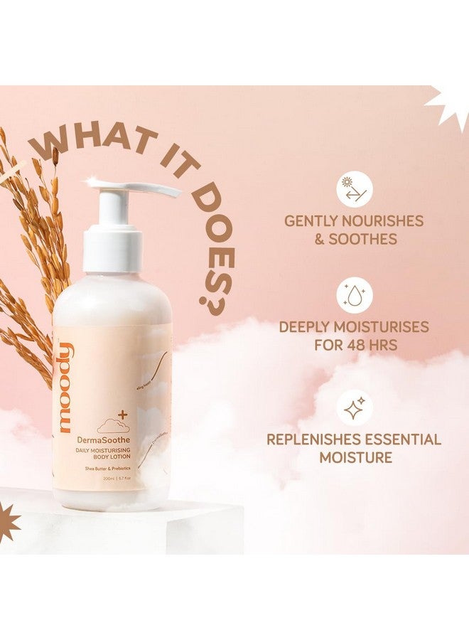  مودي لوشن تفتيح الجسم بالسيراميد والأرز من ديرماسوث، مرطب وإصلاح مرطب مع فيتامين E، ترطيب لمدة 48 ساعة يناسب جميع أنواع البشرة للرجال والنساء، 200 مل - Image 2