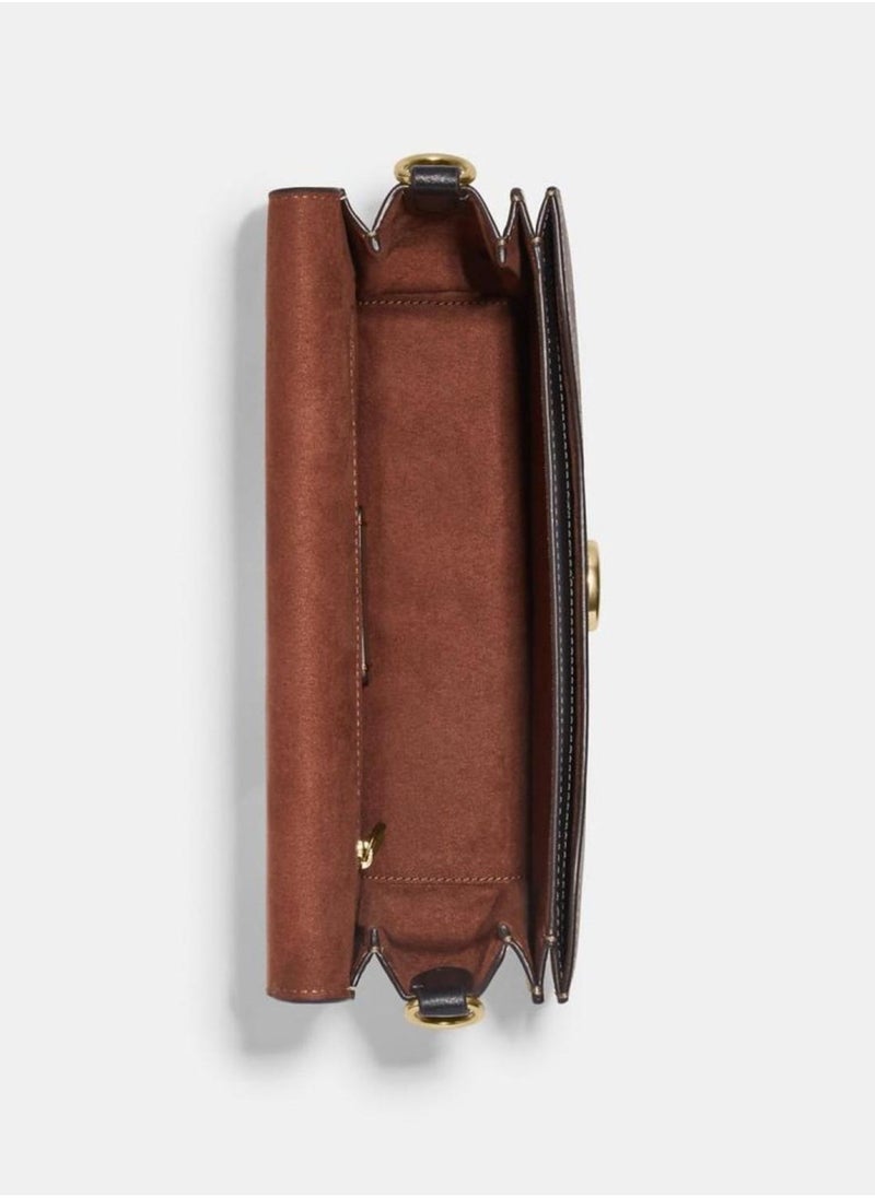 coachoutlet - morgan shoulder bag in blocked signature canvas - Image 1