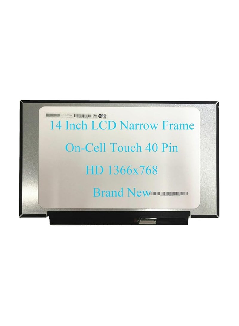 Terabyte شاشة لمس LCD بديلة IPS HD 40 دبوس لابتوب لوحة رقمية L61949-001 NT140WHM-T02 NT140WHM-T00 B140XTK02.0 لجهاز HP 14-DQ0011DX 14-dq2013DX 14-DQ0011DX - Image 1