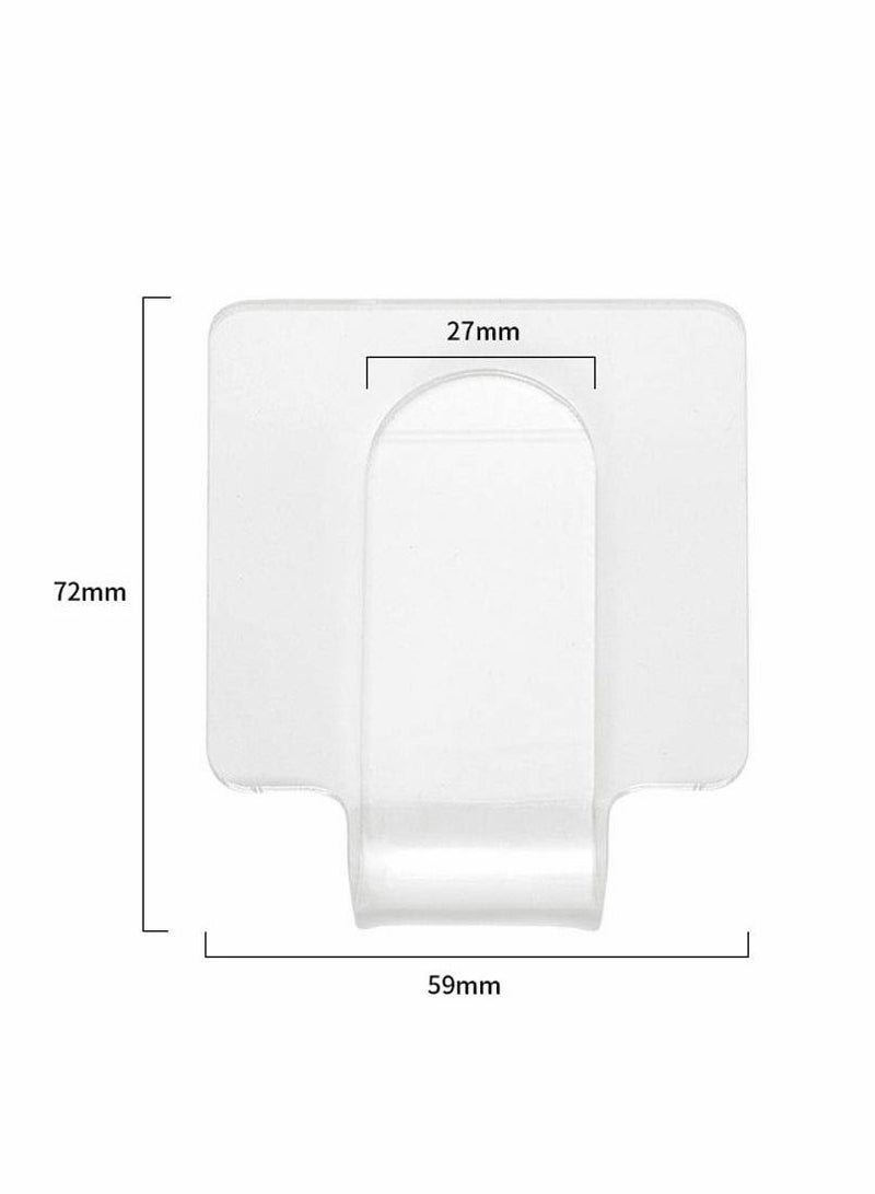 Excefore Handheld Makeup Mixing Palette, 2 Pcs Transparent Hand Tray for Mixing Foundation Acrylic Blending Plate For Makeup Lovers and Professionals - Image 2