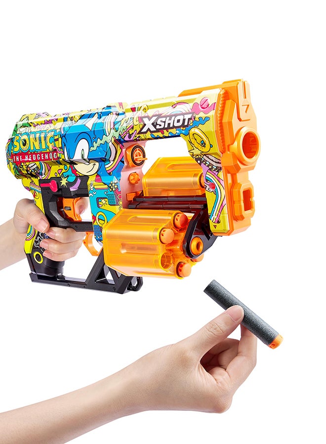 X-Shot Skins Dread Sonic 12 Darts Open Box, Bulk- Hyper Strike - Action Aiming Game For Kids, Teen, Adults Boys & Girls, Outdoor Holiday Activities, Gifts For Kids Ages 8+ - Image 4