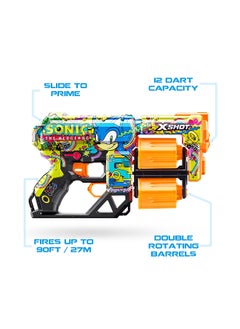 Zuru X-Shot Skins Dread Sonic 12 Darts Open Box, Bulk- Hyper Strike - Action Aiming Game For Kids, Teen, Adults Boys & Girls, Outdoor Holiday Activities, Gifts For Kids Ages 8+  - Image 5