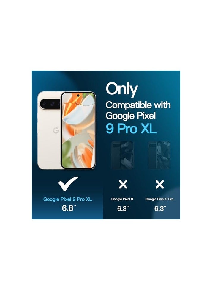 JETech Screen Protector for Google Pixel 9 Pro XL, Tempered Glass Film with Easy Installation Tool, Fingerprint Compatible, HD Clear, 3-Pack - Image 5