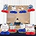 Balterever 8PCS a Little Slugger is On the Way Honeycomb Centerpieces Baseball Baby Shower Decorations Baseball Baby Shower Table Decorations for Sports Theme Baby Shower Party Supplies - Image 4
