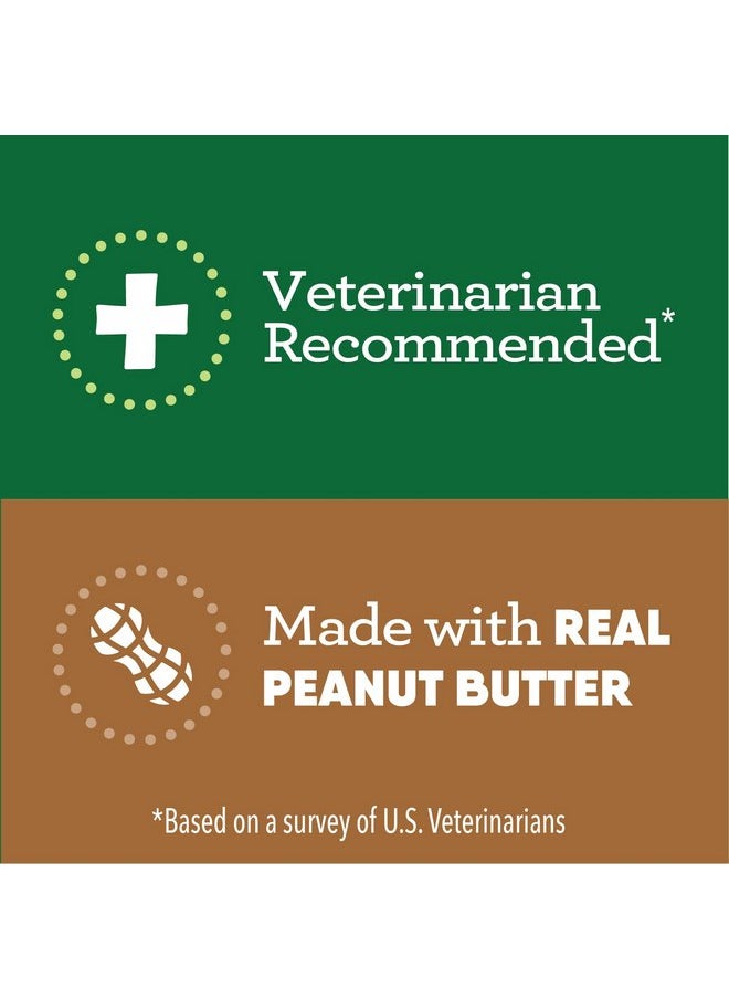 Greenies Greenies Pill Pockets for Dogs Tablet Size Natural Soft Dog Treats with Real Peanut Butter, 3.2 oz. Pack (30 Treats)  - Image 1