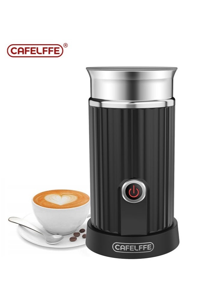 Cafelffe - 4 in 1 Electric Milk Frother and Steamer,550W/230ML Automatic Warm and Cold Foam Maker and Milk Warmer for Coffee,Latte, Cappuccino, Macchiato, Hot Chocolate Silent Operation,Black - Image 1