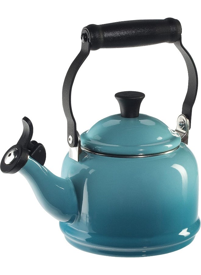 Le Creuset Le Creuset Enamel On Steel Demi Tea Kettle, 1.25 qt., Caribbean  - Image 1