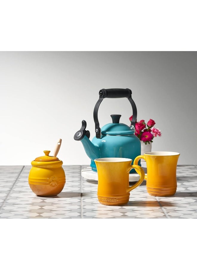 Le Creuset Le Creuset Enamel On Steel Demi Tea Kettle, 1.25 qt., Caribbean  - Image 2