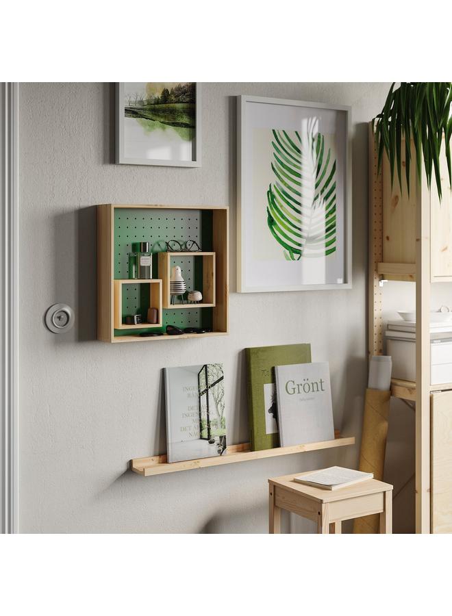 erorex Display Shelf, Pine/Green, 45X45 Cm - Image 4