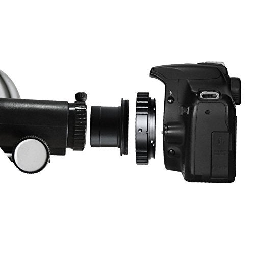 Gosky Metal 1.25'' Telescope Camera T-Adapter and Nikon T2 T-Ring Adapter for Nikon DSLR SLR (Fits Nikon D90, D80, D70, D60, D50, D40x, D40, D800, D700 and All Nikon SLR Cameras - Image 1