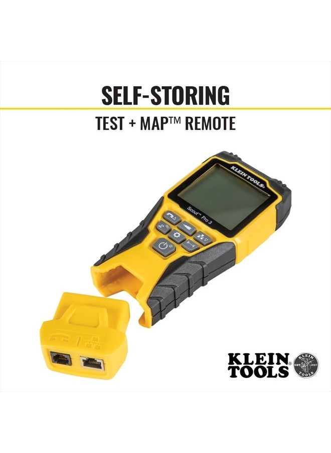 Klein Tools KLEIN TOOLS VDV501-851 Cable Tester Kit with Scout Pro 3 for Ethernet / Data, Coax / Video and Phone Cables, 5 Locator Remotes  - Image 5