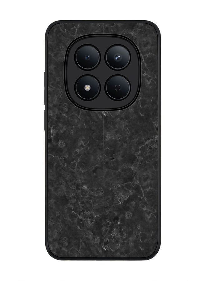 For Xiaomi Redmi Note 15 Pro 5G Case,Slim fit Camera Protection, Shockproof Thin Phone cover  - Marble Texture Black