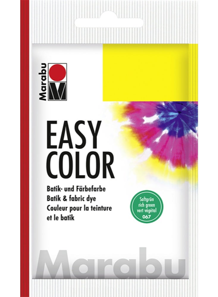 Easy Color Batik And Fabric Dye 067 Rich Green 25 G