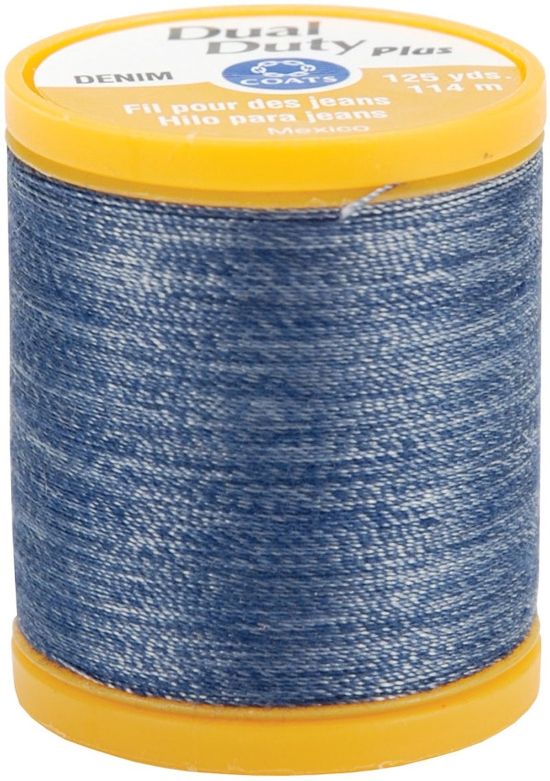 Coats & Clark Inc. Dual Duty Plus Denim 125 YD Denim Blue - Image 1