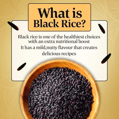 Daawat Black Rice Immuno Plus 1KG Pack - Superfood with High Protein, Rich Antioxidants, Minerals & Low Fat - Whole Grain - Image 4