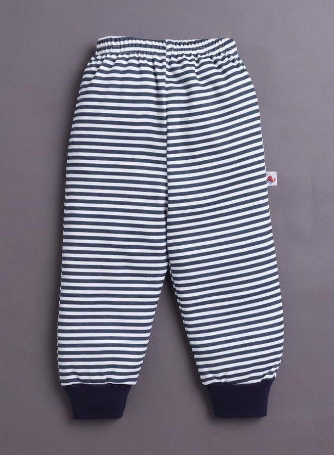 BUMZEE Boys Cotton Pyjamas Pack of 4 Navy & White - 18-24 Months (Peb10704E-nbl) - Image 5