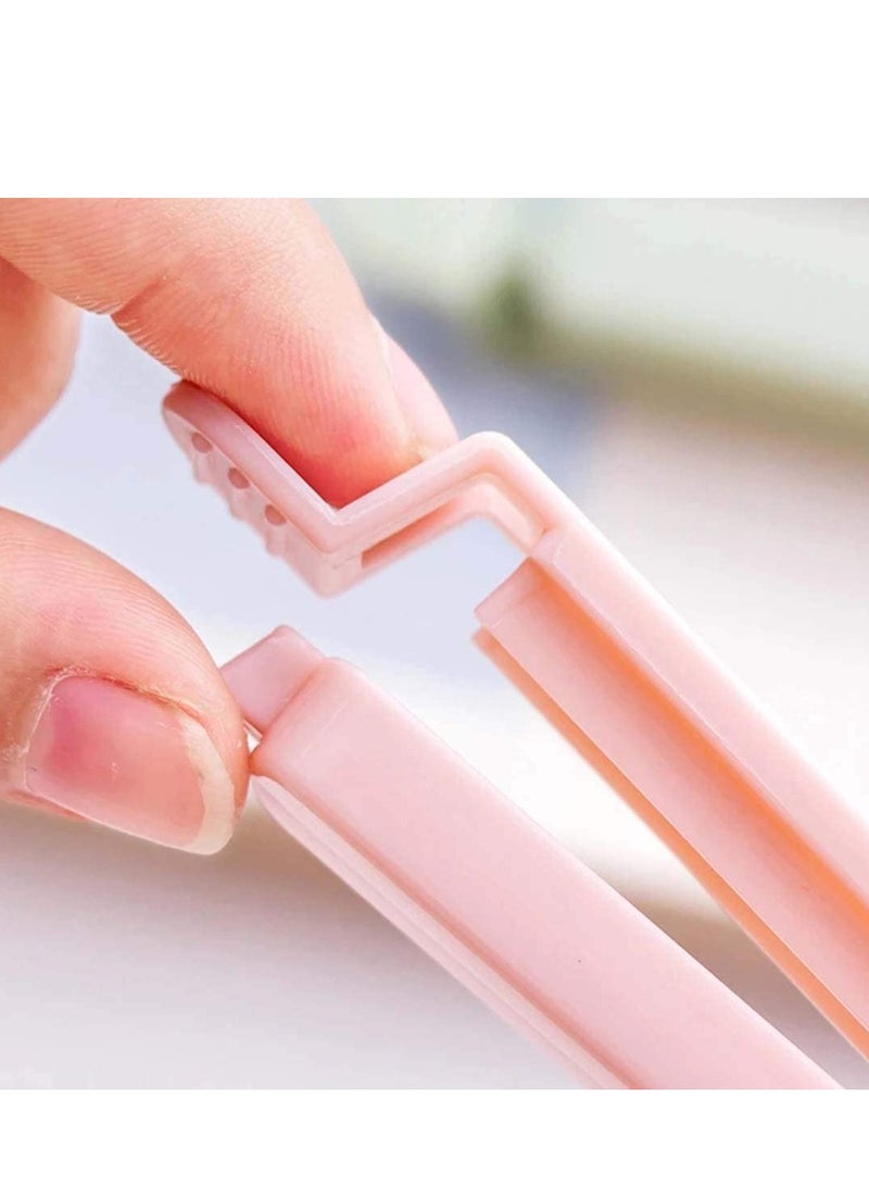 SYOSI Sealing Clips Food Sealing Clips Plastic Bag Sealing Clip Clamp Sealer for Kitchen Snack Bag Clips Crisp Packet Clip Fresh Food Storage Clips Sealer Colorful 12 Pcs - Image 3