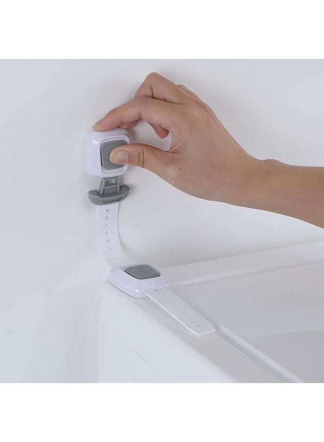 YEYA Upgraded No Drill Anti Tip Furniture Wall Anchors Straps For Baby Proofing (4 Pack) - Image 5