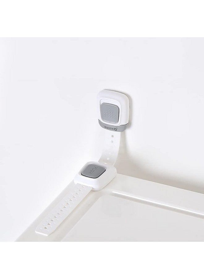 YEYA Upgraded No Drill Anti Tip Furniture Wall Anchors Straps For Baby Proofing (4 Pack) - Image 3