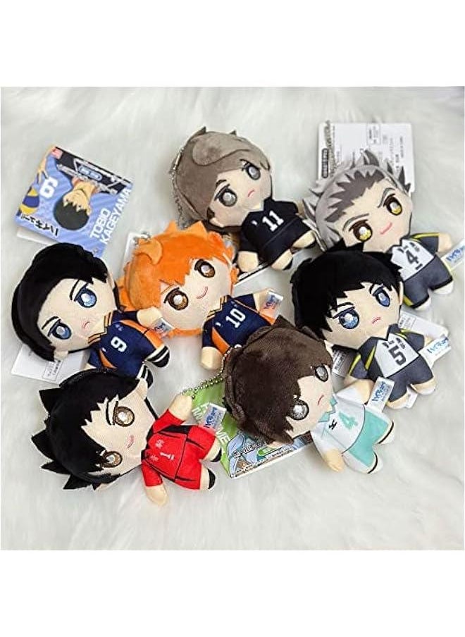 Tobio Kageyama Soft Figure Keychain Schoolbag Wallet Pendant Charm, Anime Figure Mini Hug Pillow Decoration  - Image 2