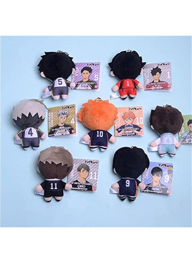 Tobio Kageyama Soft Figure Keychain Schoolbag Wallet Pendant Charm, Anime Figure Mini Hug Pillow Decoration  - Image 4