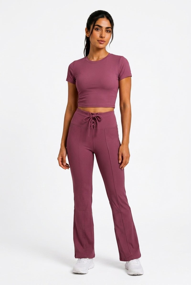 Moveletix Women's Training Leggings Purple Luxe Soft - Image 4