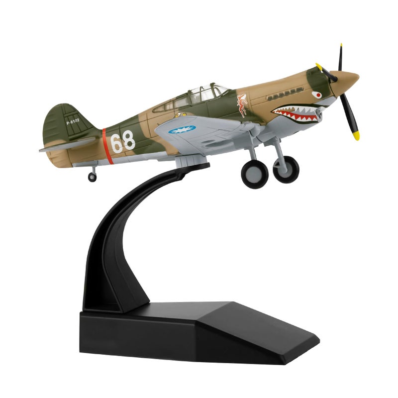 HANGHANG 1/72 Military Model Plane P40-68 Warhawk Alloy Fighter Plane Model Model Airplane for Collection and Gift - Image 1