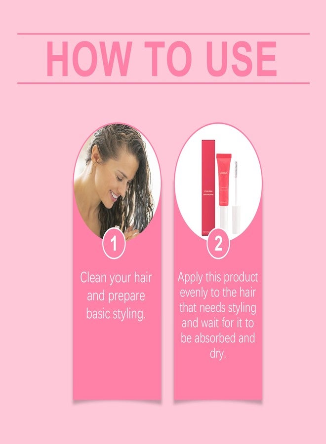 Jutqut 3-in-1 Hair Styling Cream & Flyaway Taming Wand, Hair Cactus Fruit Finishing Stick for Frizz Control, Style Edges, Add Shine, Lightweight & Non-Greasy, 0.6 oz - Image 5
