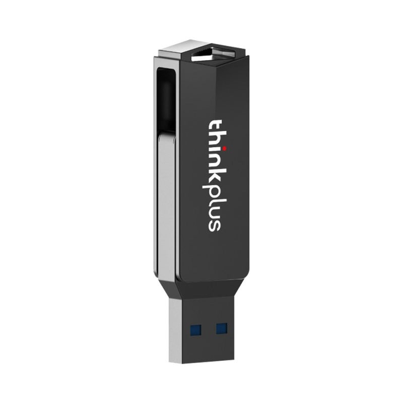 محرك أقراص فلاش USB بسعة 256 جيجابايت، بتصميم ثنائي المنفذ من نوع Type-C - تصميم دوار مقاوم للصدمات من سبائك الزنك، متوافق مع أجهزة متعددة - Image 2
