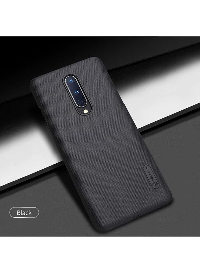 Nillkin Oneplus 8 Case Mobile Cover Super Frosted Shield Hard Phone Cover With Stand Slim Fit Designed Case For Oneplus 8 Black - Image 5
