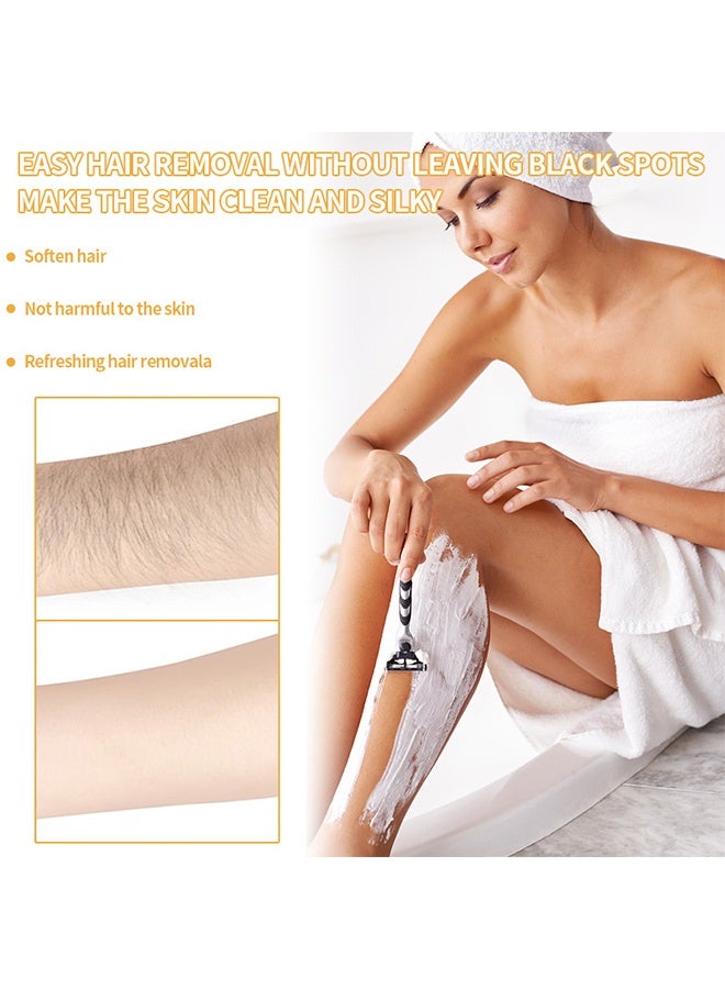 روزينو كريم إزالة شعر الوجه، كريم مزيل الشعر للوجه، مزيل الشعر بجوز الهند للشفاه العليا والذقن للنساء، مزيل شعر الوجه للبشرة الحساسة #جوز_الهند (50غ) - Image 5