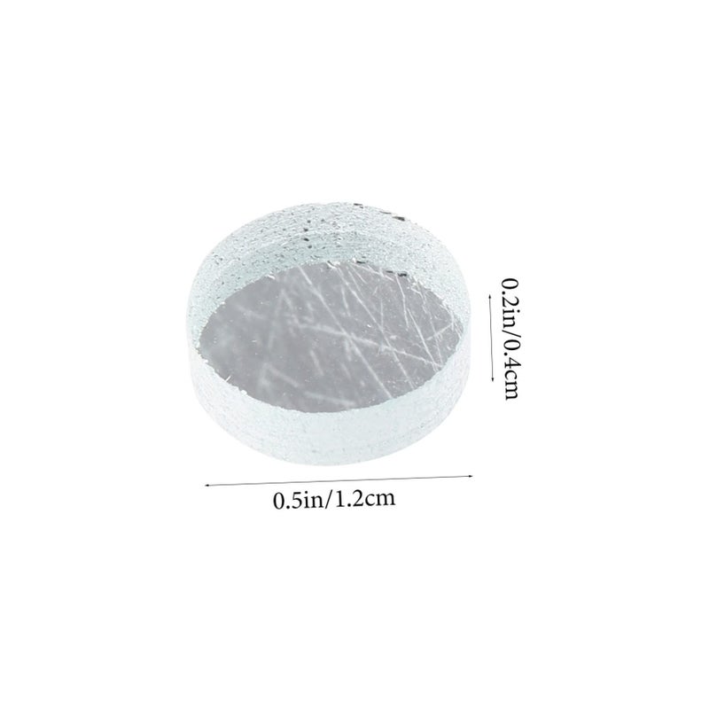 50g Round Mirror Tiles for DIY Craft Art Projects Home Decor - Image 3