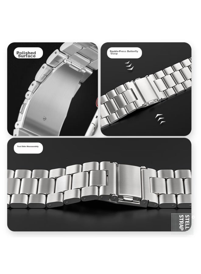 Wei Qiantu Weiqiantu Compatible With Apple Watch Band, Apple Iwatch S10/9/8/7 Metal Stainless Steel Strap, 6/se/2/ultra2 Band For Men, 44/45/49mm - Image 5