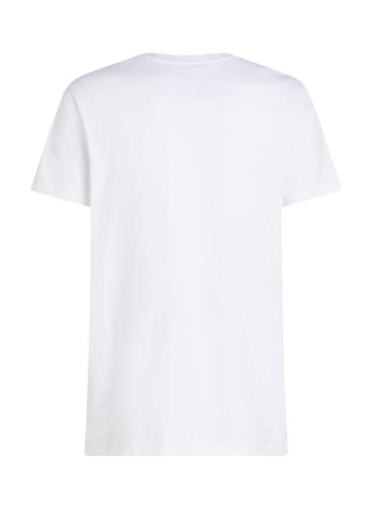 TOMMY HILFIGER - Rwb Logo Print  Crew Neck T-Shirt - Image 1