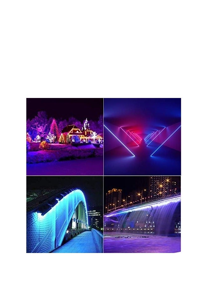 وصلة شريط اضاءة LED الفضاء اللوني RGB بـ 4 دبابيس من 10 قطع ملحق تمديد غير ملحوم وبدون فجوات واسلاك مقاس ملم لشريط SMD 5050 متعدد الالوان بـ4 وينهسين - Image 4