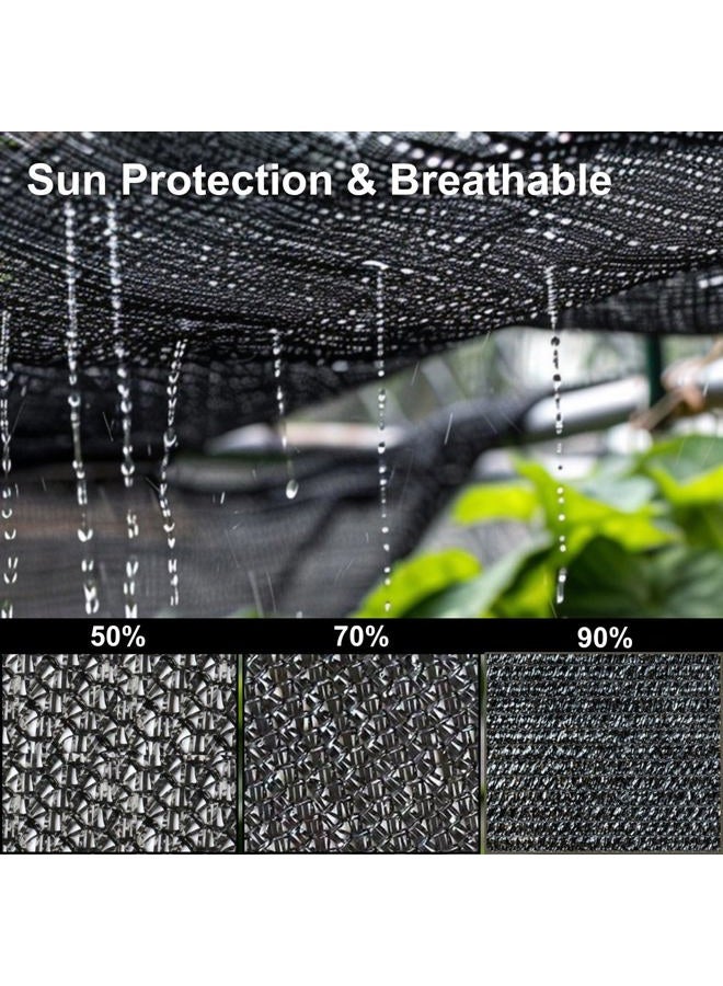 BeGrit Sun Mesh Sunblock Shade Cloth UV Resistant Net for Garden Cover Flowers Plants Patio Lawn 6.6 x 6.6ft (6.6ft*10ft) - Image 4