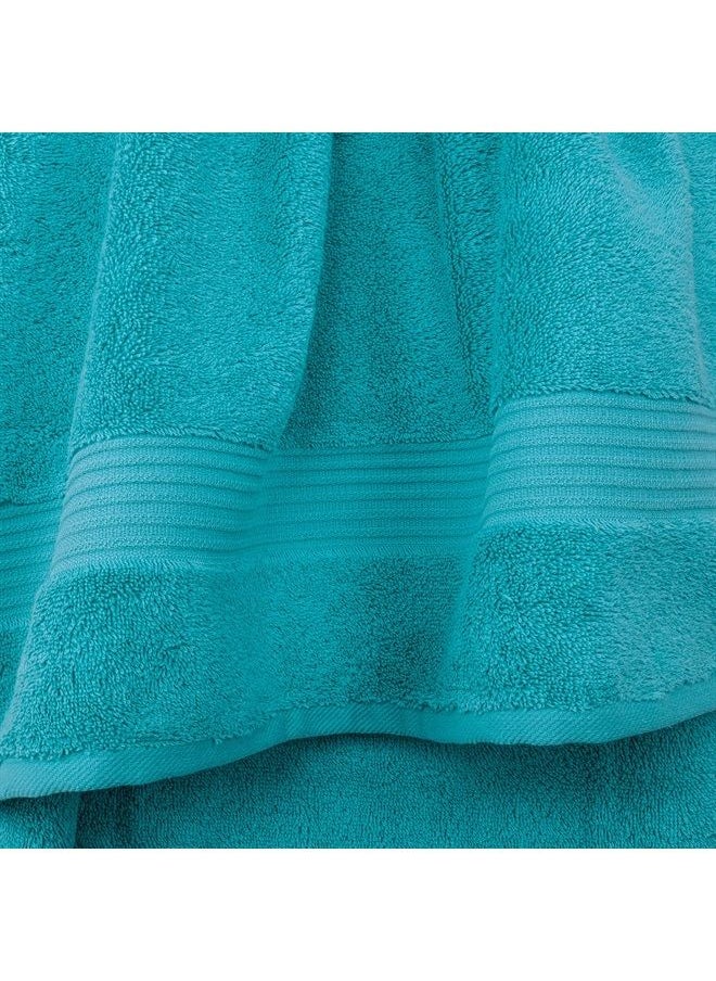 Cotton Paradise 6 Piece Towel Set for Bathroom, 100% Turkish Cotton Soft Absorbent, 2 Bath Towels 2 Hand Towels 2 Washcloths, Aqua Blue  - Image 3
