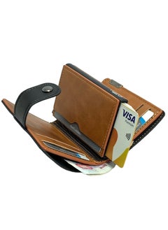 Classic Milano Classic Milano Faux Leather RFID Blocking Pop Up Wallet for Men and Women - Automatic Card Holder Wallet with Pop-up Design - Secure, Compact Credit Card Holder for Men - Stylish Wallet for Men & Women’s RFID Card Wallet  - Image 3