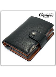 Classic Milano Classic Milano Faux Leather RFID Blocking Pop Up Wallet for Men and Women - Automatic Card Holder Wallet with Pop-up Design - Secure, Compact Credit Card Holder for Men - Stylish Wallet for Men & Women’s RFID Card Wallet  - Image 1