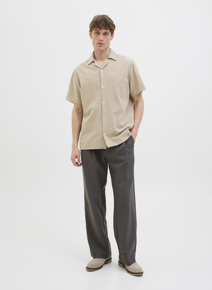 JACK & JONES Jprbluedison Jacquard Resort Regular Fit  Shirt  - Image 4