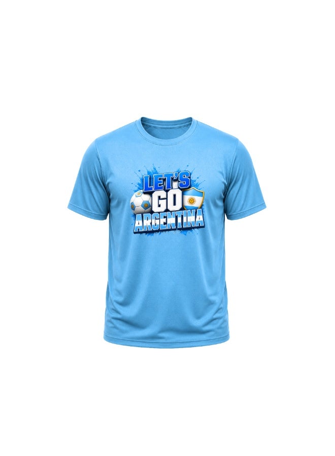 Argentina Football Team World Fans printed T shirts Supporting The Team Football Team Jersey T shirts For Men | Women | Kids to win the cup - Image 1