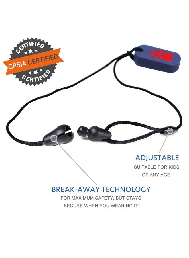 QUALEAP AMBER Bear Claw Chew Necklace For Kids Boys Or Girls (2 Pack) Chewing Necklace Teething Necklace Teether Necklace Chew Toys Teething Toys Designed For Chewing Autism Autism Sensory Teether Toy - Image 4