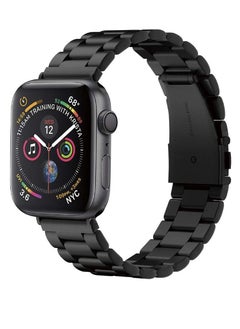 Zoom Plus Bluetooth Call Stainless Steel Sports Fitness Tracker Water Resistant Smartwatch For IOS Android - Black  - Image 1