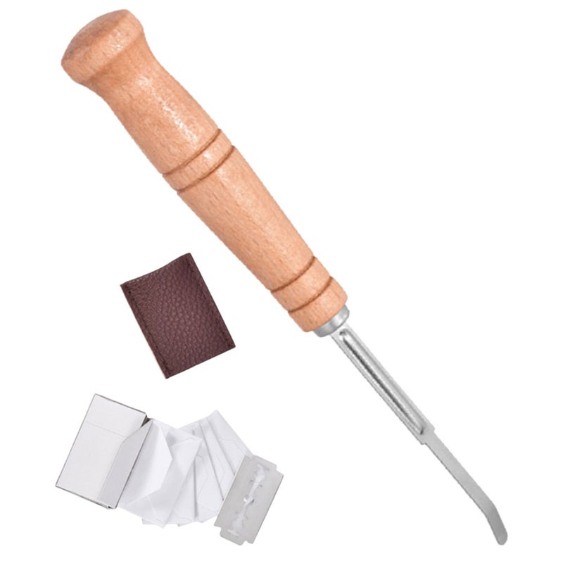 2 Sets Bread Lame Cutter Slashing Tool Dough Making Wood Handle Bakeware - Image 4