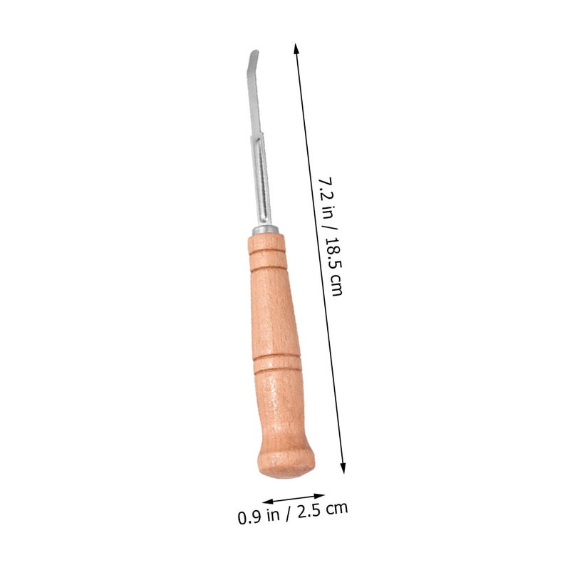 2 Sets Bread Lame Cutter Slashing Tool Dough Making Wood Handle Bakeware - Image 2