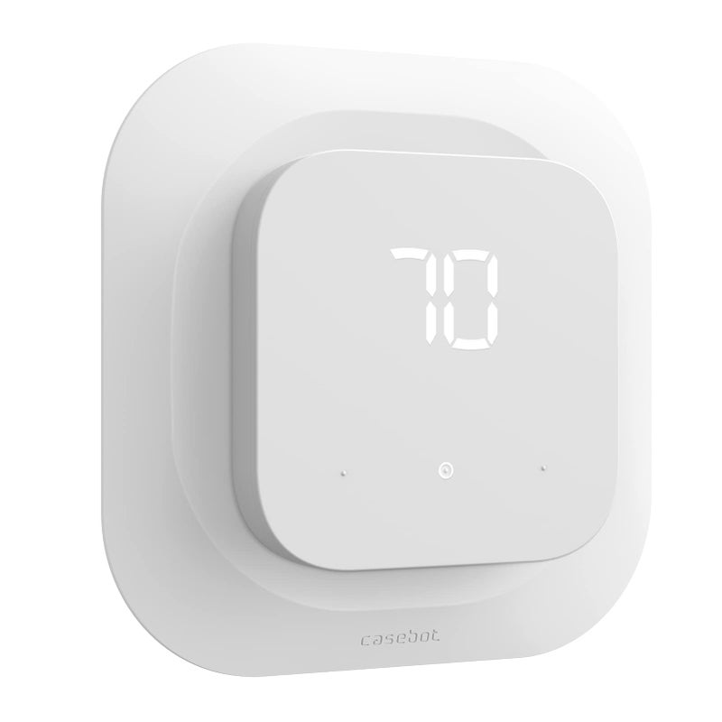 CaseBot Wall Plate Cover Compatible with Smart Thermostat 2021 Practical and Stylish Decoration Bracket Mount White