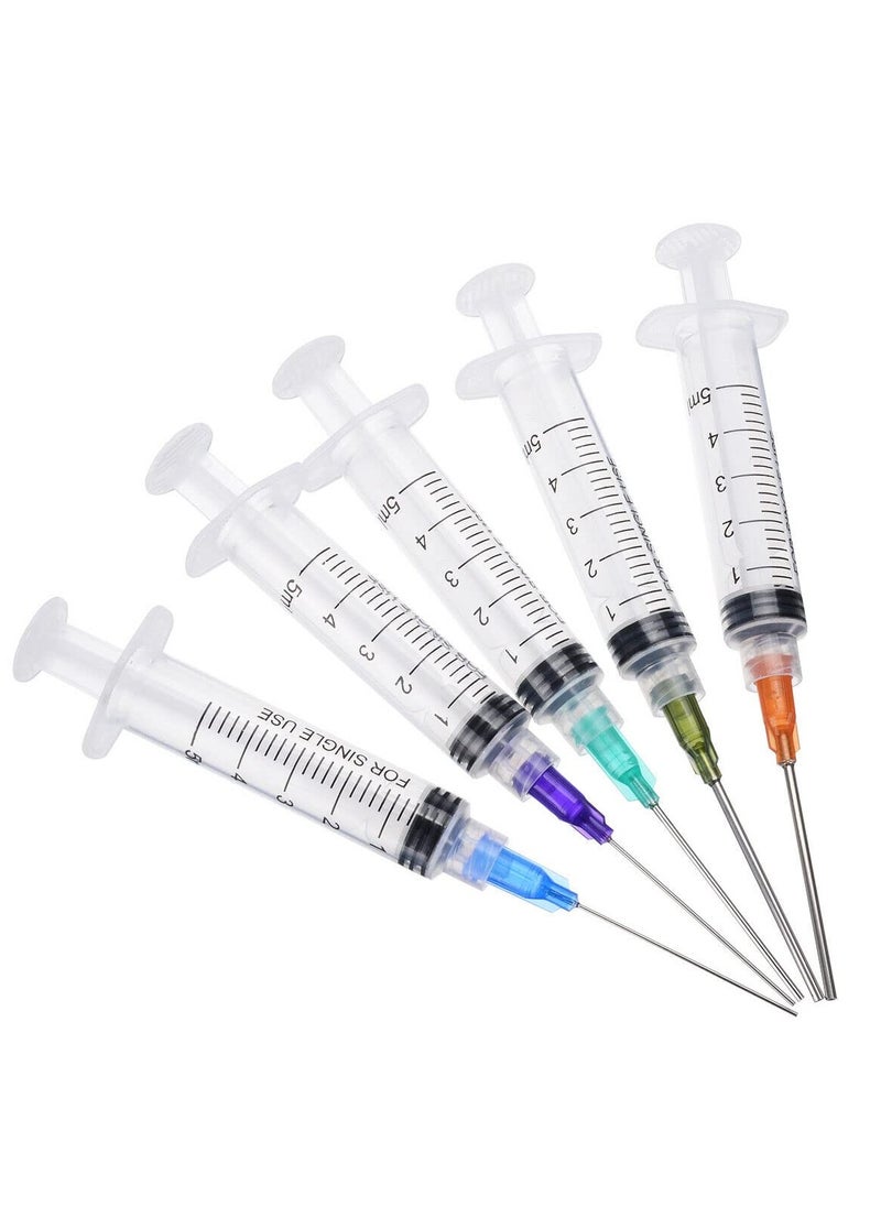 Generic MedSync Box of 100 Sterile 5ml Syringes with 22Gx1-1/4" Needle - Luer Lock,  PE Packing  - Image 3