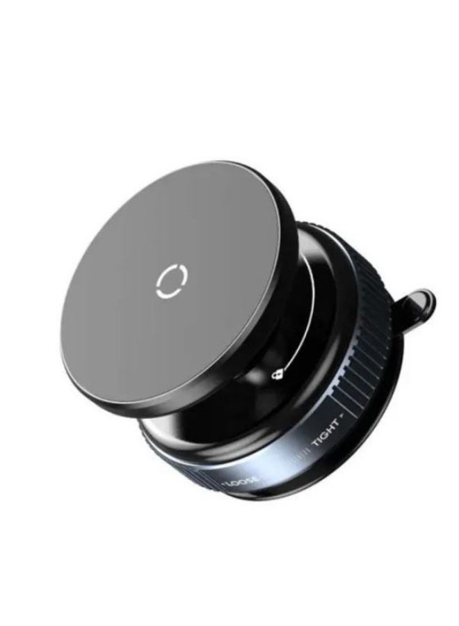 Dominir 360 Degree Adjustable Adhesive Base Magnetic Car Phone Holder, Compatible with MagSafe Car Mount, Hands-Free Operation, - Image 1