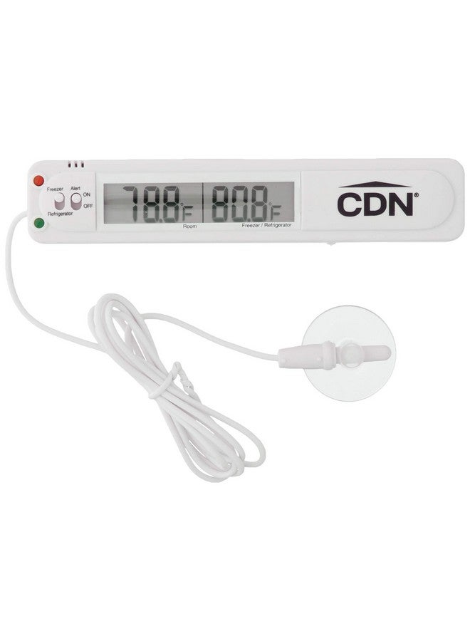CDN إنذار ثلاجة/فريزر CDN الصوتي/المرئي | مراقبة الغرفة والثلاجة/الفريزر، تنبيه، كابل استشعار بطول 39 بوصة، يحمي من فساد الطعام أثناء انقطاع التيار الكهربائي - TA20 - Image 2